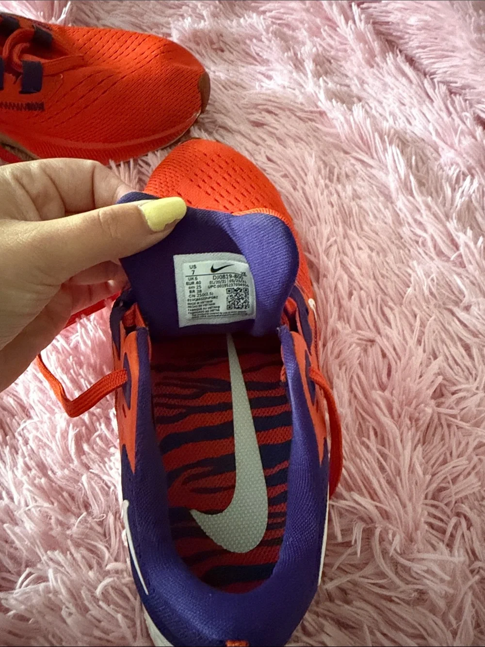 Nike vibrant orange